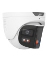 Uniview IPC3K28SE-ADF28KMC-DL-I0-BK 8MP 180° dual-lens turret camera, black, side view