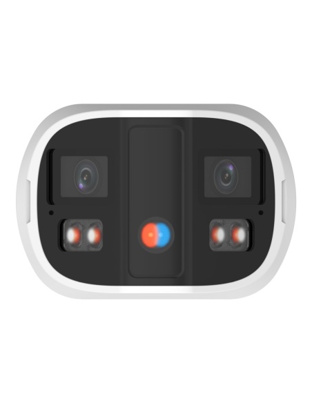 Uniview IPC2K28SE-ADF28KMC-DL-I0 8MP 180° dual-lens bullet camera, front view