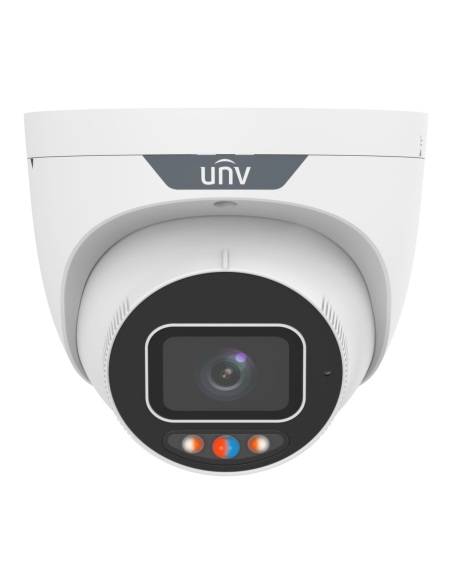 Uniview IPC3638SS-ADF28KMC-I1-BK, front view (shown in white; this model has a black housing)