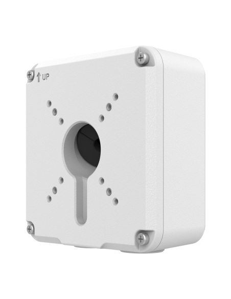 Uniview Bullet and Mini PTZ Junction Box, Square, Aluminium, Black - TR-JB07-D-IN-BK