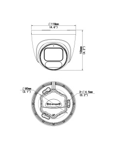 Uniview IPC3626LE-ADF28K-WP 6MP ColorHunter turret camera, white 2