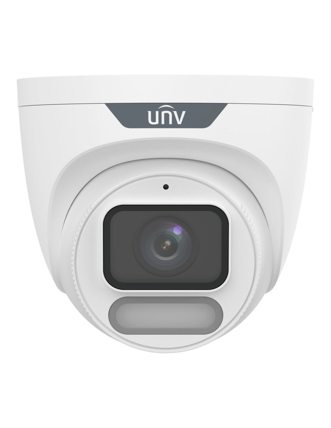 Uniview IPC3628LE-ADF28K-WP-BK turret camera, front view