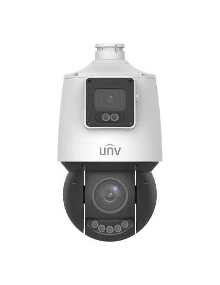 Uniview IPC94144SFW-X25-F40C MultiView 4MP fixed and 25x PTZ camera, front view