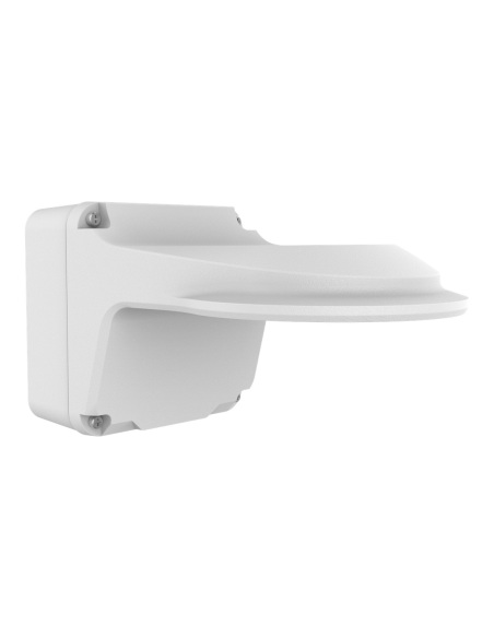 Uniview TR-JB07/WM03-F-IN-V2-BK wall mount with junction box, third view (photo shows the white version)