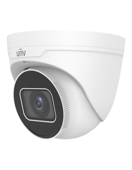 Uniview 5MP LightHunter Motorised Turret IP Camera, 2.7-13.5mm, 40m IR, IK10 - IPC3635SB-ADZK-I0