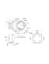 Uniview TR-JB07/WM03-F-IN-V2-BK dimension drawing