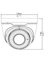 Uniview IPC3636LE-ADZK-G dimension drawing