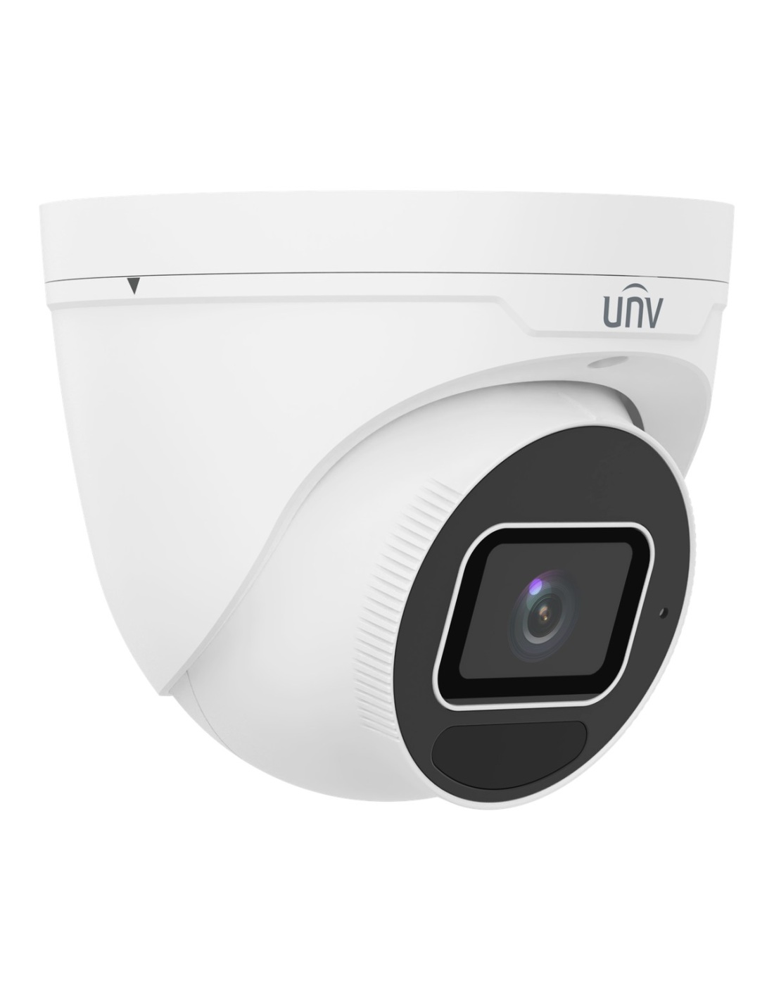 Uniview IPC3638SB-ADZK-I0 turret camera, angled view