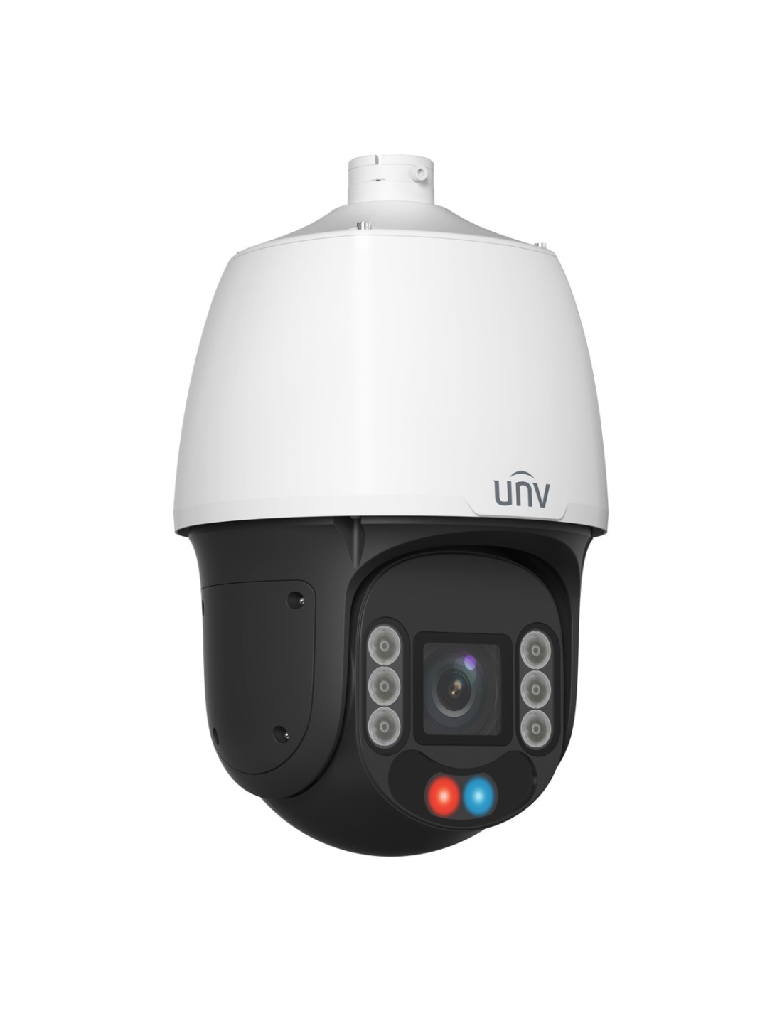 Uniview IPC6624SFW-X25-C-VH2 4MP 25x Tri-Guard dual-light PTZ camera, side view