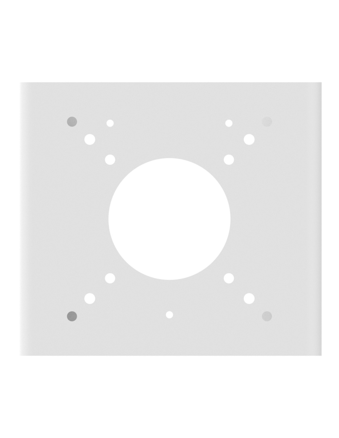 Uniview TR-UP06-B-IN-BK pole mount adapter, second view (photo shows the white version)