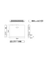 Uniview NVR502-16B-P16-IQ dimensions
