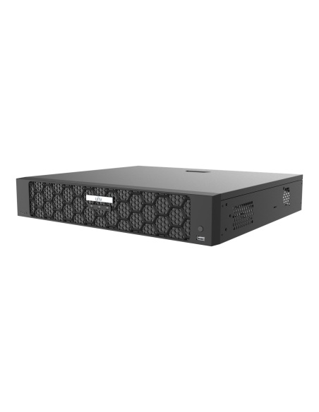 Uniview 32-Channel 4K NVR, 16 PoE Ports, 16MP Recording, 4 HDD Bays, RAID 1/5 - NVR504-32B-P16-IQ