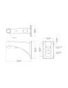 Uniview TR-WE45-A-IN dimension drawing
