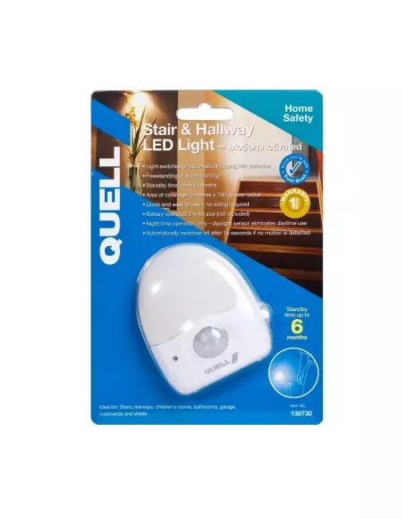 Quell Stair & Hallway LED Night Light — Motion Activated (130730)