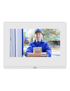 Uniview OEI-372S-H-W white 7-inch indoor station, front