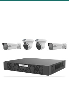 Uniview kit UV-K404-DWY: recorder and cameras included