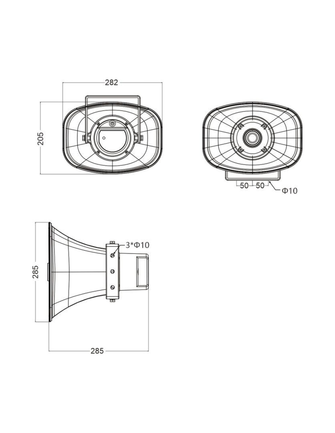Uniview IPS302030-S dimensions