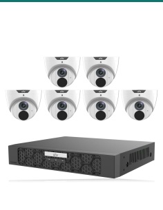 Uniview kit UV-K806-E8W: recorder and cameras included