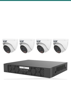 Uniview kit UV-K804-TGB: recorder and cameras included