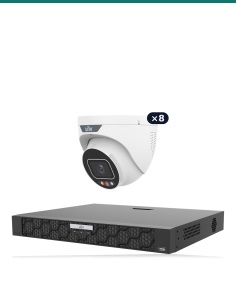 Uniview kit UV-K1608-TG8: recorder and cameras included