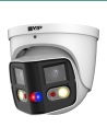 VIP Vision VSIPP-8DD-ID3 180° dual-lens deterrence turret, angled view