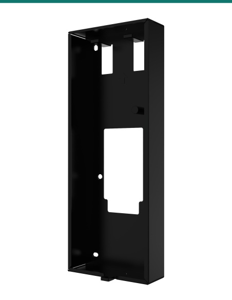 Akuvox S535 Black Thick On-Wall Mounting Box for S535 with Expansion Module — AK-S535ONWALLMT