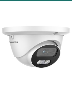 Akuvox VC50T white 5MP turret IP camera — three-quarter view