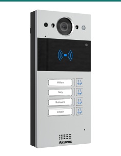 Akuvox R20B 4-button door phone — front 2