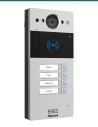 Akuvox R20B 4-button door phone — left three-quarter view