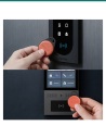 Akuvox KF02 key fob tapped on Akuvox door phones