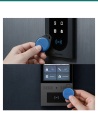 Akuvox KF03 key fob tapped on Akuvox door phones