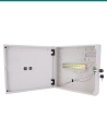 Akuvox A095S metal box — door open, rail and key lock