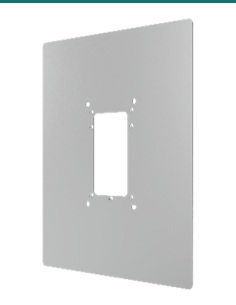 Akuvox R20 series silver on-wall cover plate