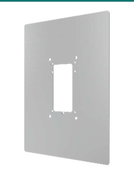 Akuvox R20 Series Silver On-Wall Cover Plate for R20A, R20K and R20B — AK-R20INWALLP