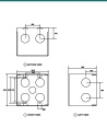 Akuvox X937 flush-mounting box — dimensions in mm