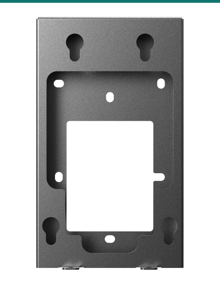 Akuvox R20A Black Thick On-Wall Mounting Box — AK-R20ONWALLBT