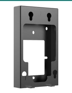 Akuvox R20A black thick on-wall mounting box — front 2