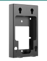 Akuvox R20A black thick on-wall mounting box — left three-quarter view
