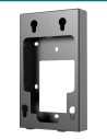 Akuvox R20A black thick on-wall mounting box — right three-quarter view