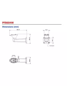 Dahua 14” Housing Wall Mount Bracket DH-PFB604W 2