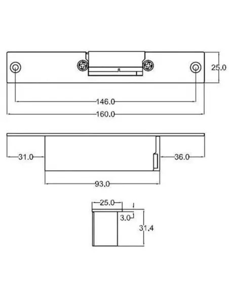 Watchguard Mortise Electronic Door Strike Watchguard Mortise Electronic Door Strike