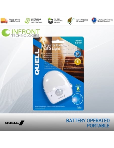 Quell Hallway & Stair Night Light LED Motion Quell-130730 Quell Hallway & Stair Night Light LED Motion Quell-130730