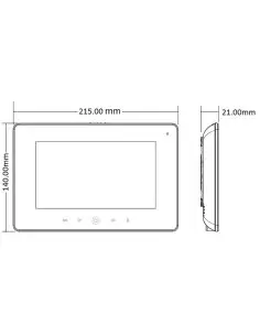 VIP Vision Residential IP Intercom Monitor with WiFi (Black) 2