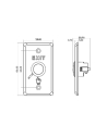 Watchguard ACDSW100 Heavy Duty Door Release Button
