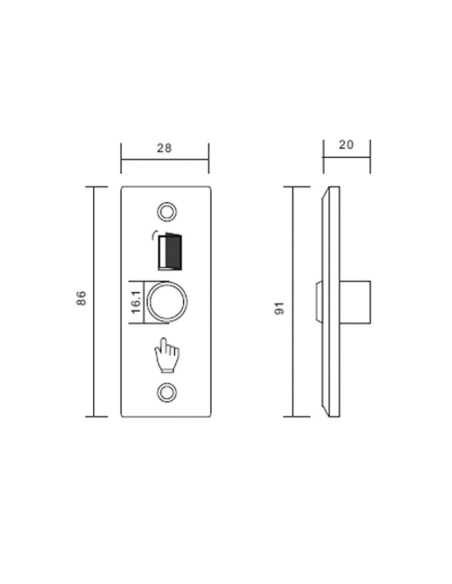 Watchguard ACDSW101 Slim Door Release ButtonACDSW101 Watchguard ACDSW101 Slim Door Release ButtonACDSW101