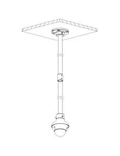 780mm Extender for Ceiling Mount Bracket - VSBKTA117VSBKTA117 2