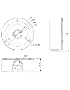 Adapter/Junction Box for Surveillance Cameras - VSBKTA134VSBKTA134 2