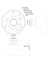 Adapter for Ceiling & Wall Mount Brackets - VSBKTA106
