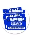 Alarm Warning Stickers & Signs