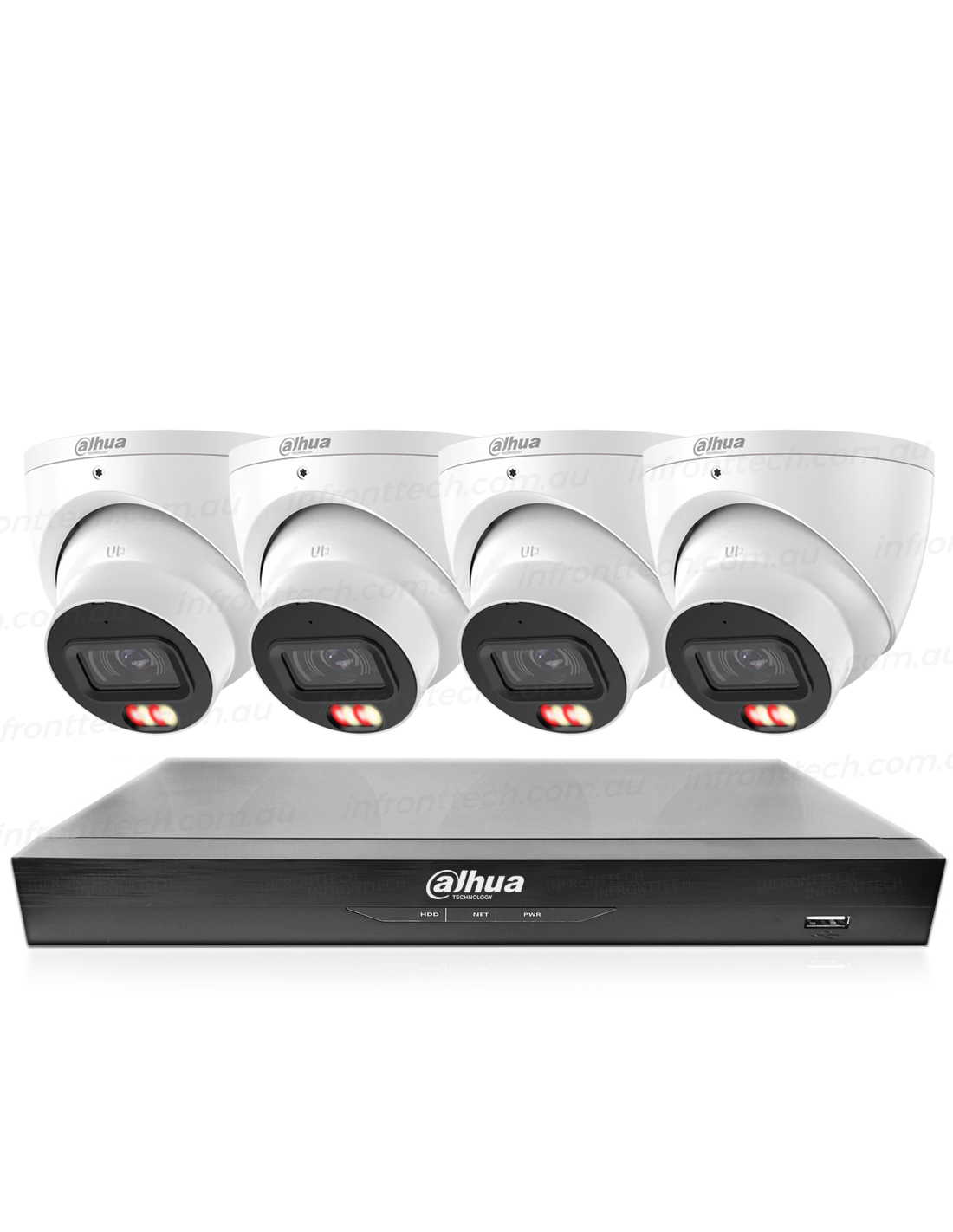 Advanced night vision and dual-light technology in Dahua's 8MP HDW3867EM-S-IL-ANZ cameras.